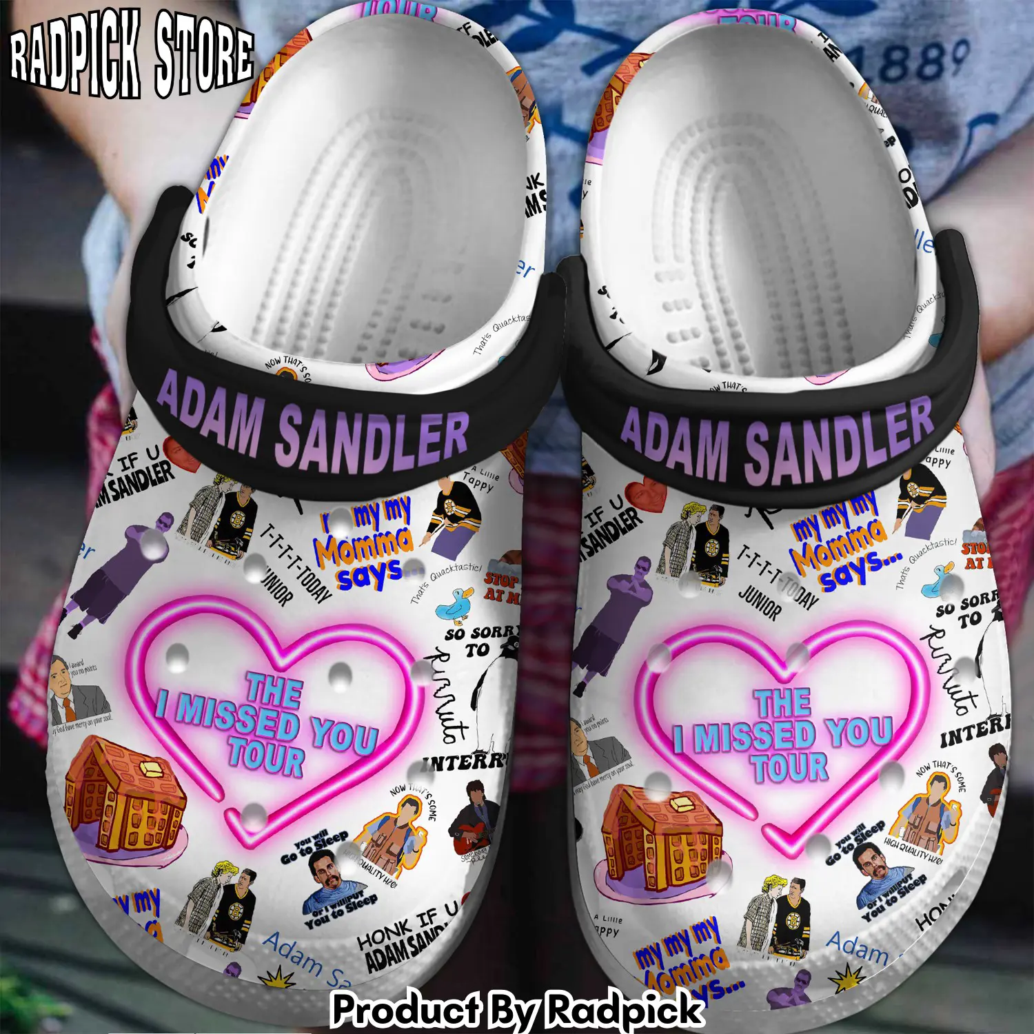 Radpick adam sandler movie crocss crocband clogs shoes comfortable for men women and kids footwearelite exclusive rp6528341